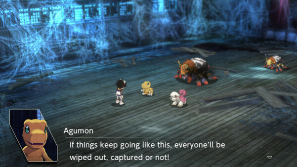 Игра Digimon Survive, скриншот