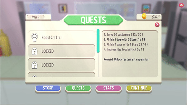 Игра Diner Bros, скриншот