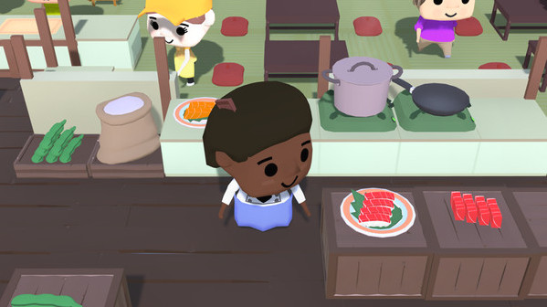 Игра Diner Bros - Sushi Bros, скриншот