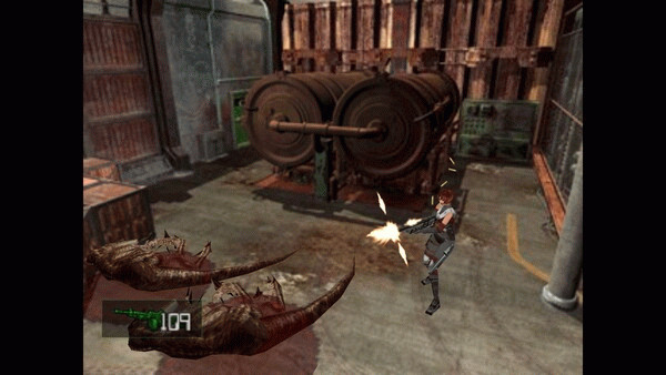 Игра Dino Crisis 2, скриншот