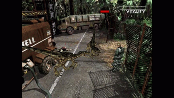 Игра Dino Crisis 2, скриншот