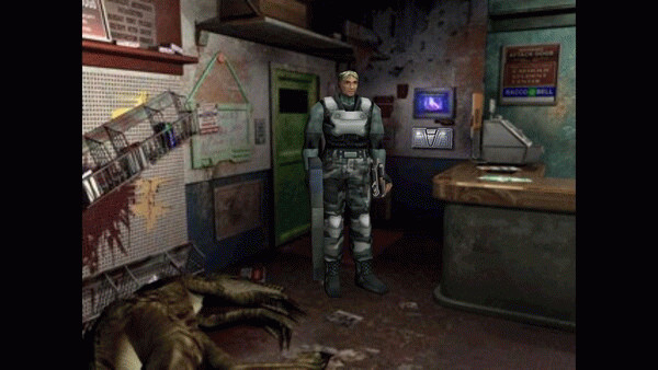 Игра Dino Crisis 2, скриншот