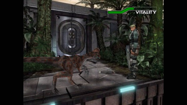 Игра Dino Crisis 2, скриншот