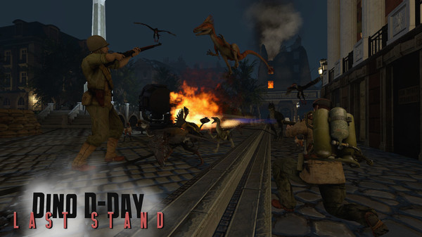 Игра Dino D-Day: Last Stand DLC, скриншот