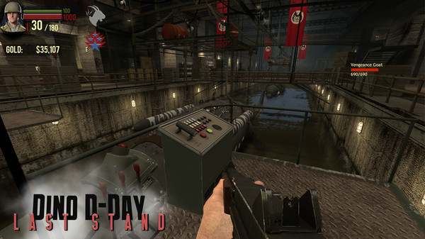 Игра Dino D-Day: Last Stand DLC, скриншот