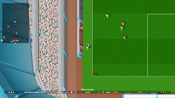 Игра Dino Dini's Kick Off Revival, скриншот