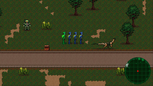 Игра Dino Hazard: Chronos Blackout, скриншот