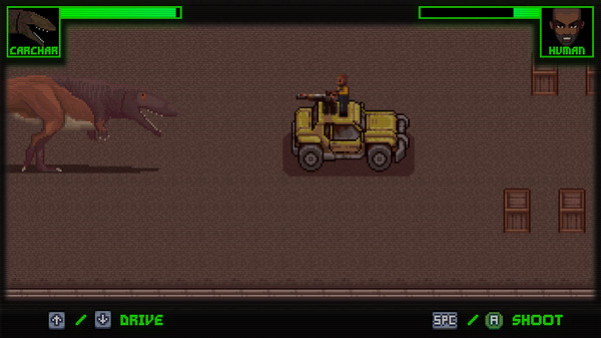 Игра Dino Hazard: Chronos Blackout, скриншот