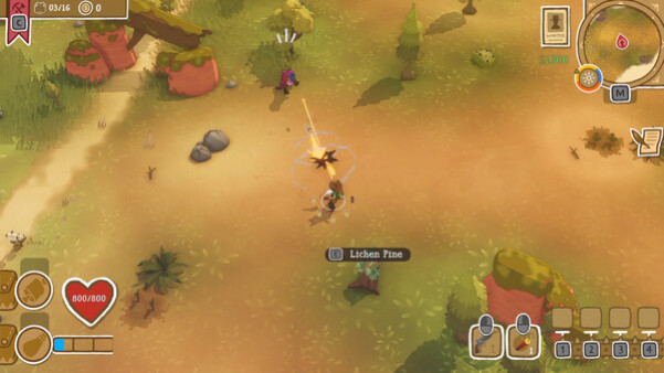 Игра Dino Path Trail, скриншот