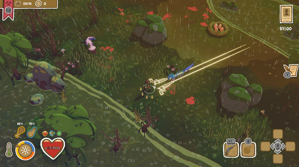 Игра Dino Path Trail, скриншот