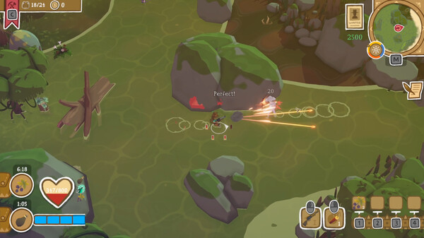 Игра Dino Path Trail, скриншот