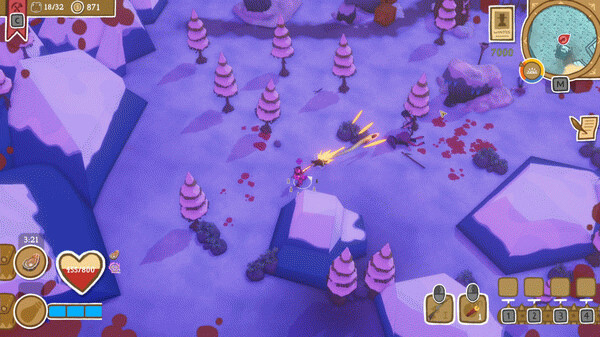 Игра Dino Path Trail, скриншот