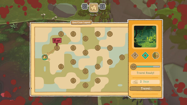 Игра Dino Path Trail, скриншот