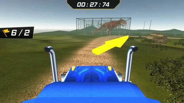 Игра Dino Zoo Transport Simulator, скриншот