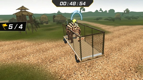 Игра Dino Zoo Transport Simulator, скриншот