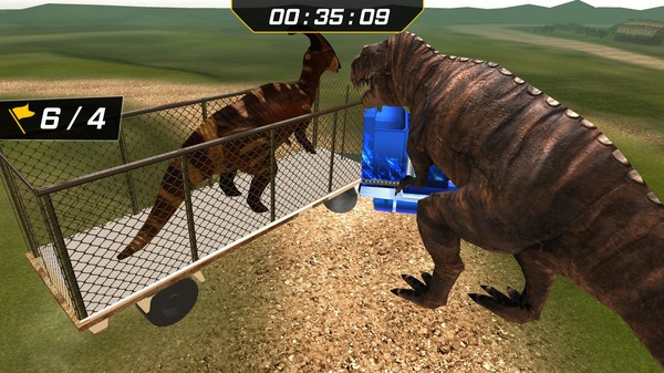 Игра Dino Zoo Transport Simulator, скриншот