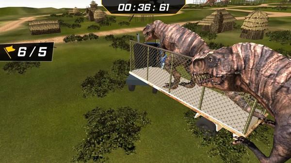 Игра Dino Zoo Transport Simulator, скриншот