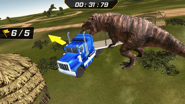 Игра Dino Zoo Transport Simulator, скриншот
