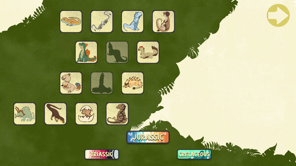 Игра Dinosaurs in Place, скриншот