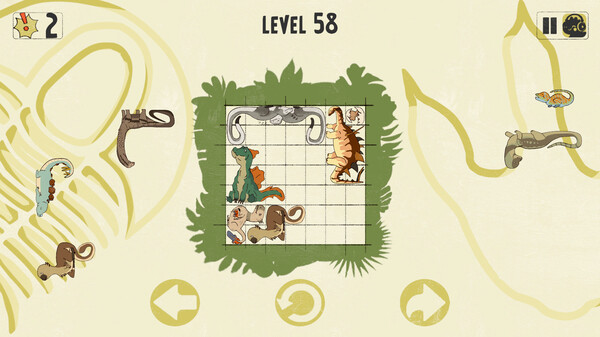 Игра Dinosaurs in Place, скриншот