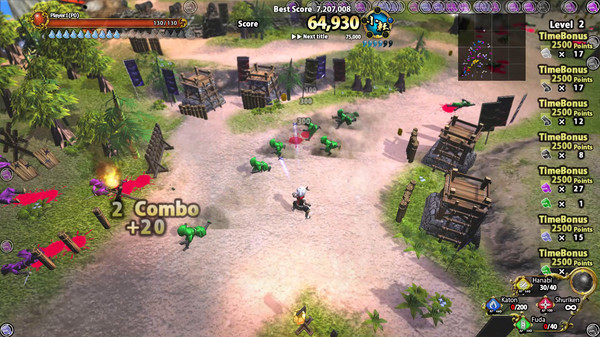 Игра Diorama Battle of NINJA　虚拟3D世界 忍者之战, скриншот