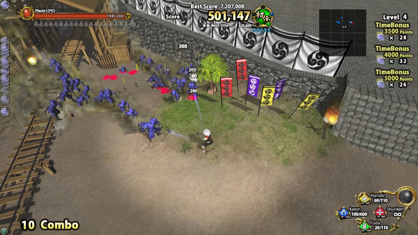 Игра Diorama Battle of NINJA　虚拟3D世界 忍者之战, скриншот