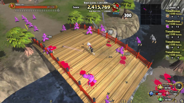Игра Diorama Battle of NINJA　虚拟3D世界 忍者之战, скриншот