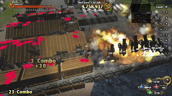 Игра Diorama Battle of NINJA　虚拟3D世界 忍者之战, скриншот