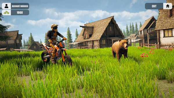 Игра Dirt Bike Racer Simulator, скриншот