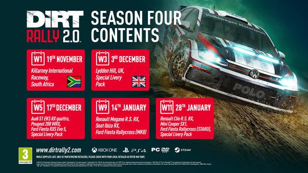 Игра DiRT Rally 2.0 Deluxe 2.0 (Season3+4), скриншот