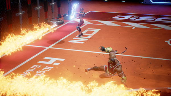 Игра Disc Jam, скриншот