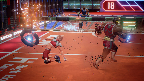 Игра Disc Jam, скриншот