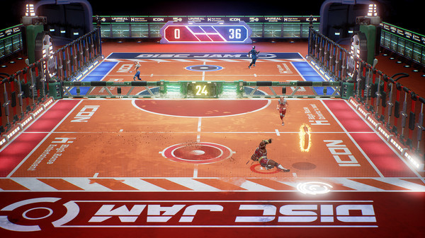 Игра Disc Jam, скриншот