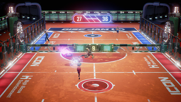 Игра Disc Jam, скриншот