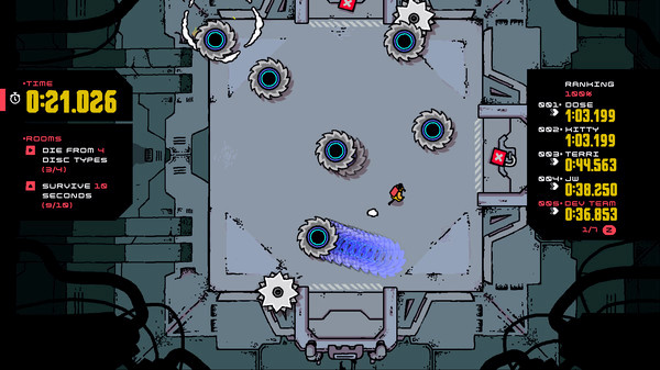 Игра Disc Room, скриншот