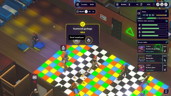 Игра Disco Simulator, скриншот