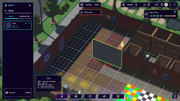 Игра Disco Simulator, скриншот