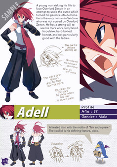 Игра Disgaea 2 PC - Digital Art Book, скриншот