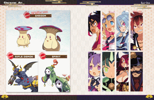 Игра Disgaea 7: Vows of the Virtueless - Art Book, скриншот