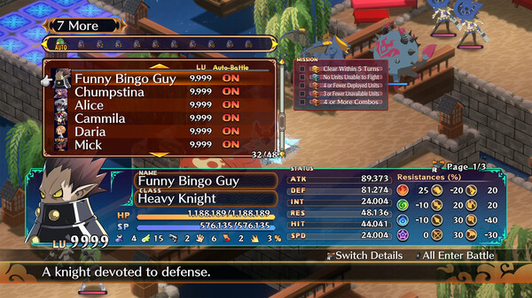 Игра Disgaea 7: Vows of the Virtueless, скриншот