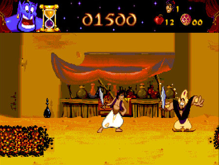 Игра Disney's Aladdin, скриншот