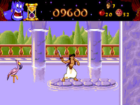 Игра Disney's Aladdin, скриншот