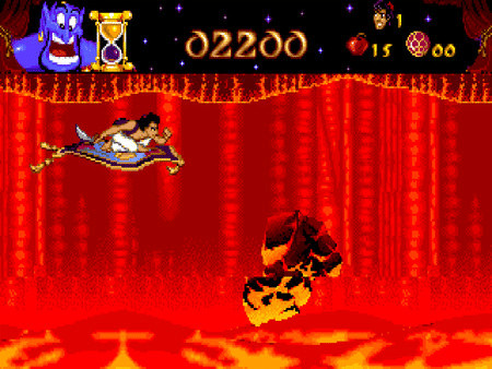 Игра Disney's Aladdin, скриншот