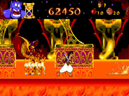 Игра Disney's Aladdin, скриншот