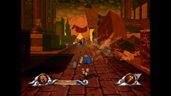 Игра Disney's Hercules, скриншот