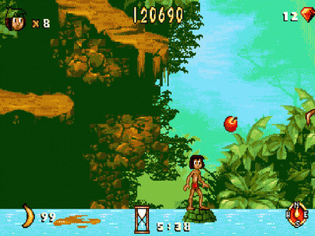 Игра Disney's The Jungle Book, скриншот