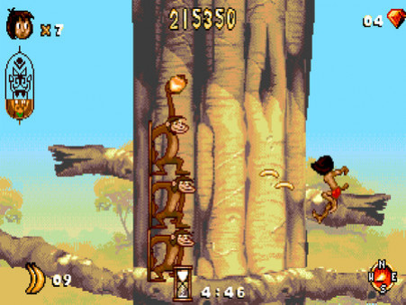 Игра Disney's The Jungle Book, скриншот