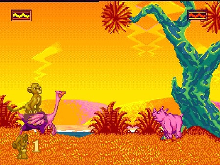 Игра Disney's The Lion King, скриншот