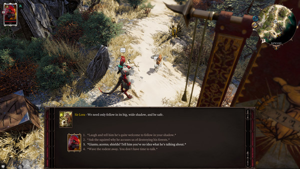 Игра Divinity: Original Sin 2 - Companion: Sir Lora the Squirrel, скриншот
