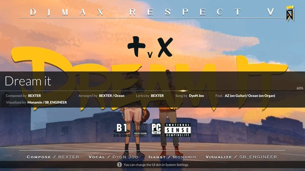 Игра DJMAX RESPECT V - V Extension PACK, скриншот